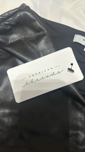 Black Leather Skirt thumbnail 3