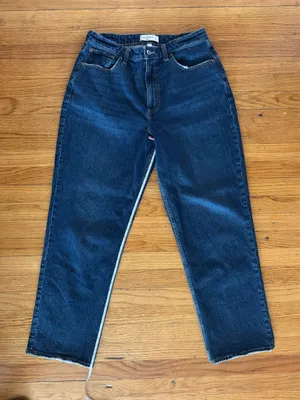 Abercrombie & Fitch High Rise Vintage Straight Jean Size 12 Curve Love thumbnail 3