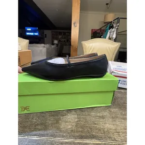 Sam Edelman Women Nesta Mary Jane Flat Black Leather Size 6.5 Ballet Pointed Toe thumbnail 4