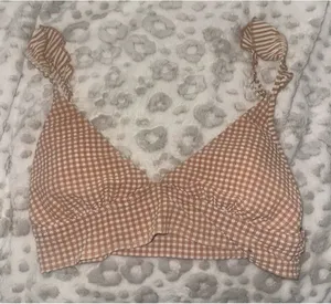 Aerie checkered swim top thumbnail 1