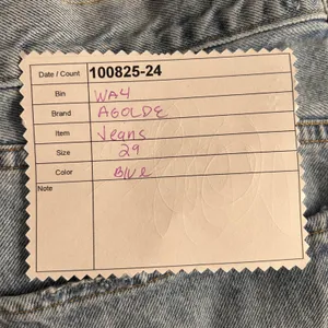 Agolde Cherie Straight Leg‎ Jeans Blue 29 thumbnail 12