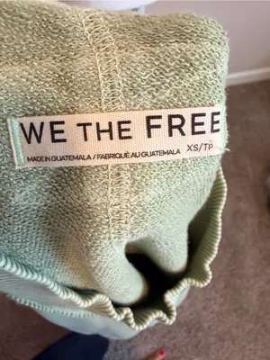 Free People Green Palm Springs Pullover oversized woman's size XS NWOT thumbnail 9