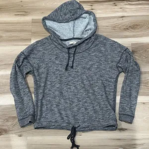 Aerie Heather Grey Pullover Hoodie Women's Large thumbnail 1