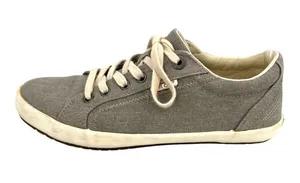 Taos Star Womens Canvas Lace-Up Sneakers Size 8.5 Gray Casual Comfortable Shoes thumbnail 1