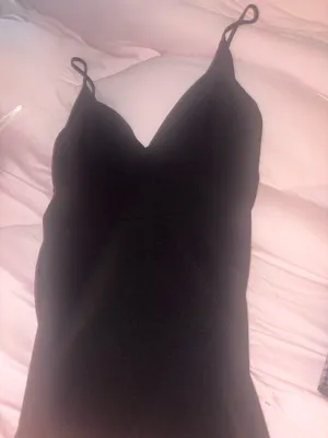 Babydoll Black Dress ZARA thumbnail 2