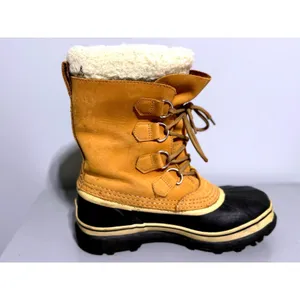 SOREL Caribou Women's 7.5 Buff Waterproof Leather Snow Winter Boots NL1005-280 thumbnail 6