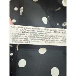Zara Polka Dot Mini Dress Black White Ruffle Sleeve V-Neck Boho Summer Tassel XS thumbnail 9