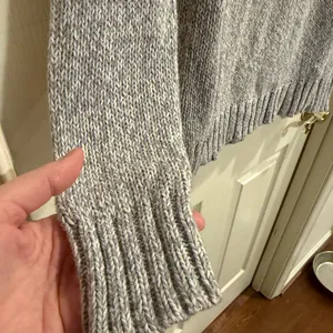 Aerie Heathered Gray Crew Neck Sweater thumbnail 4
