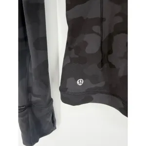 Lululemon Its Rulu Run Half Zip Heritage 365 Camo Deep Coal‎ Multi Pullover Sz 4 thumbnail 8