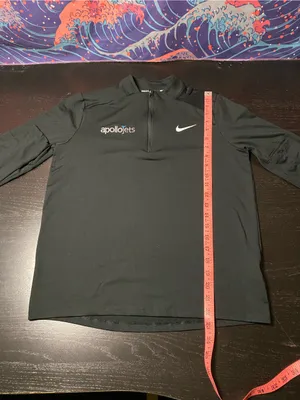 Nike Black Long-Sleeve Half-Zip Rash Guard thumbnail 5