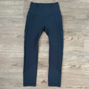 Lululemon All The Right Places Crop II 23" Leggings 4 Midnight Navy Luxtreme thumbnail 3