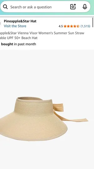 Beach hat Yellow thumbnail 1