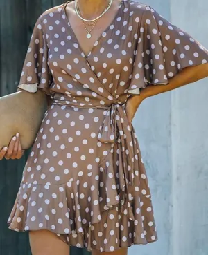 Polka Dot Romper Multi thumbnail 1