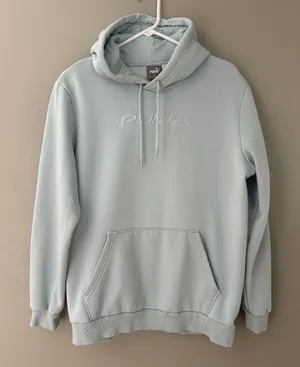 Puma Men’s Medium Hoodie Light Blue thumbnail 1