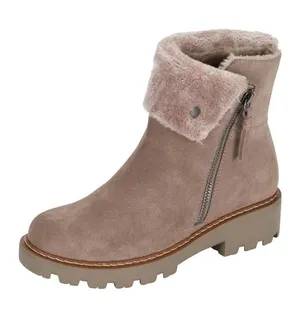 NWT Baretraps Wyoming Suede Ankle Winter Hiking Boots BT28506 Taupe Brown 7.5M thumbnail 1