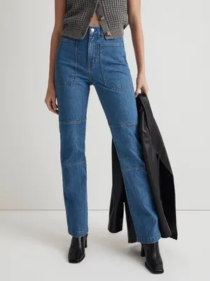 Madewell ’90s Straight Utility Jeans 25 Fenwood Wash High Rise $138 thumbnail 12