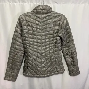 The North Face Womens ThermoBall Trekker Jacket Mid-Grey XS Full Zip Pakable thumbnail 7