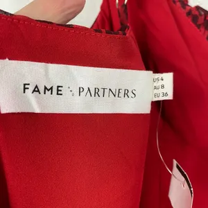 Fame and Partners Red Casablanca Maxi Dress Sz.4 NWT thumbnail 7