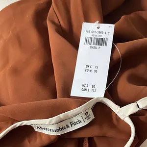 Abercrombie & Fitch Brown Slip Maxi Dress NWT thumbnail 8