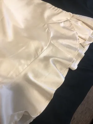 NWT White Cream Ivory Satin Mini Graduation Dress thumbnail 3