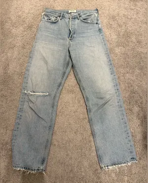 Agolde Light Blue Relaxed Jeans thumbnail 1