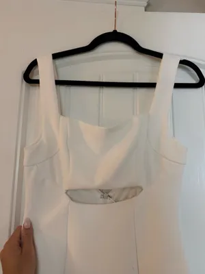 White mini dress thumbnail 2