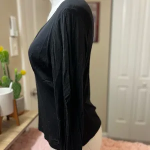 Long sleeve blouse Black Size M thumbnail 2