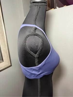 Offline x Aerie Real Me Lightweight Seamless Periwinkle Yes Sports Bra Large thumbnail 6