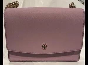 Tory Burch Emerson mini Bag Dusty Violet Leather thumbnail 2