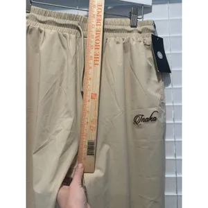 Inaka Women's Performance Nylon Spandex Sweats Baggy Joggers NWT‎ Size L Ivory thumbnail 8