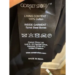 Corset story dress Black Tiered Mesh Size 38 Whimsy Goth thumbnail 9