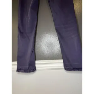 Levis Mid Rise Skinny Jeans Womens 29 Purple Medium Wash Stretch Denim thumbnail 7