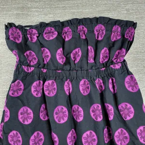 Free People Leanna Dress Womens M Black‎ Purple Bandeau Summer Boho Empire thumbnail 13
