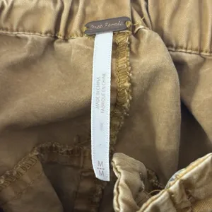 Free People Margate Pleated Paperbag Waist Trousers Size Medium Bohemian Brown thumbnail 7