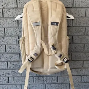 The North Face Vault Laptop Backpack Cream Granola Girl Hiking Outdoor thumbnail 6