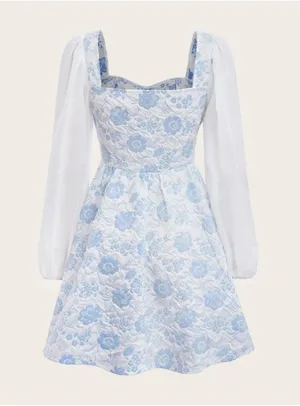 Elegant Women Dress Casual Vintage thumbnail 2