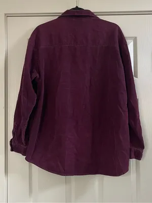 Women’s Vintage Disney Winnie The Pooh Button Up Long Sleeve Corduroy Shirt Sz L thumbnail 5