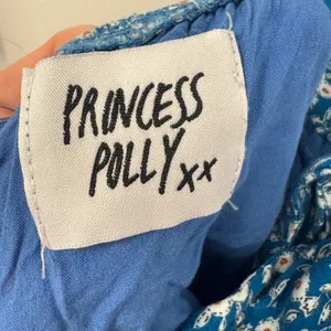 Princess Polly Blue Floral Cutout Back Tie Romper Braided Straps Cottagecore thumbnail 6