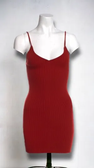 For Love And Lemons Red V Neck Mini Dress Size Large NWT thumbnail 1