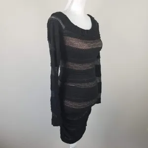 BCBGMaxazria XXS Halle Shirred lace dress thumbnail 2