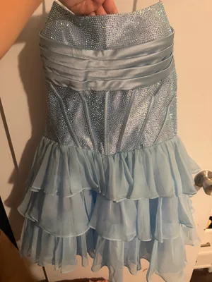 Homecoming Dress Sherri Hill Blue thumbnail 1