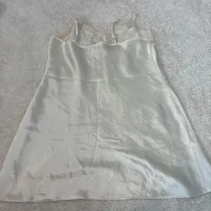Vtg Val Mode Babydoll Sexy Lingerie Ivory Satin Lace M Cottage Core Soft Coquett thumbnail 2