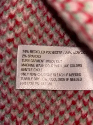 A New Day…Soft White And Pink Knit Pull Over Sweater With Red Cherry Graphic Nwt thumbnail 7