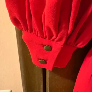 Amanda Uprichard Selena Mini Dress in Red thumbnail 5