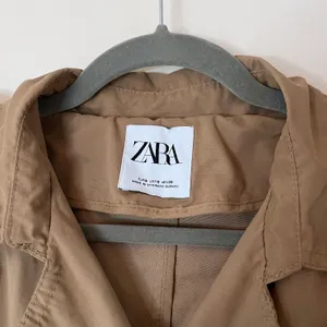 Belted Double Breasted Short Trench Coat Jacket Classic Camel Beige thumbnail 6