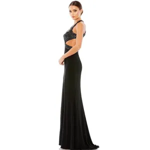 MAC DUGGAL Sequin Sheath Gown in Black Size US 6 thumbnail 12