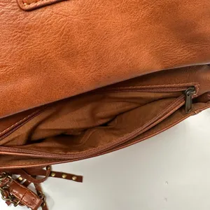 Shyanne Bohemian Western Style Crossbody Bag Leather Grommet Design Tassel thumbnail 15