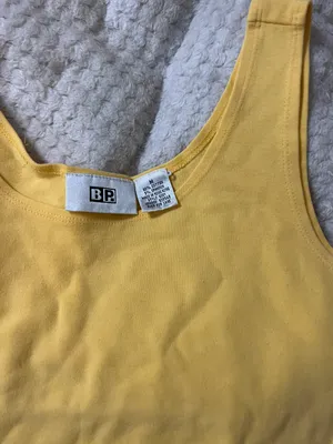 BP. Medium Vintage Pale Yellow Tank Top thumbnail 3