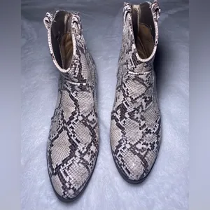 Style & Co. MyKenna Western Snakeskin Ankle Booties Size 9 thumbnail 8