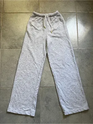 Cotton On Light Heather Gray Wide Leg Sweatpants thumbnail 1